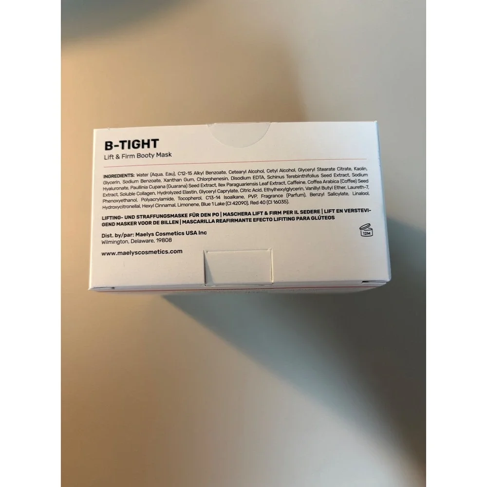 MAELYS B-TIGHT Lift & Firm Booty Mask Cellulite Reduction 100ml 3.4oz NEW